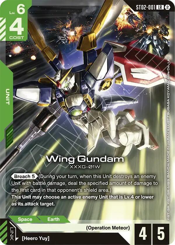 Wing Gundam card image