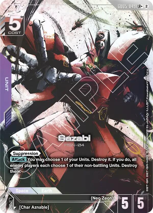 Sazabi (LR+) card image