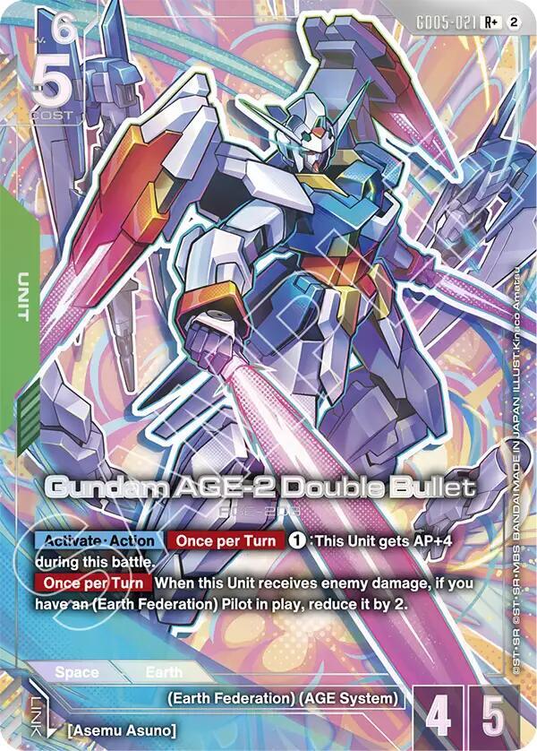 Gundam AGE-2 Double Bullet (R+) card image
