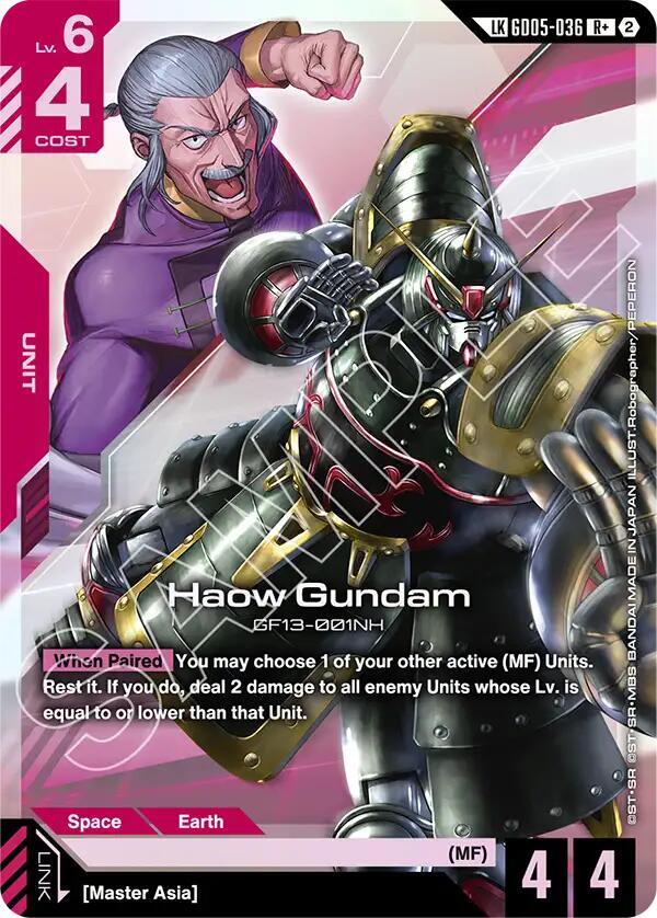 Haow Gundam (R+) (Link Rare) card image