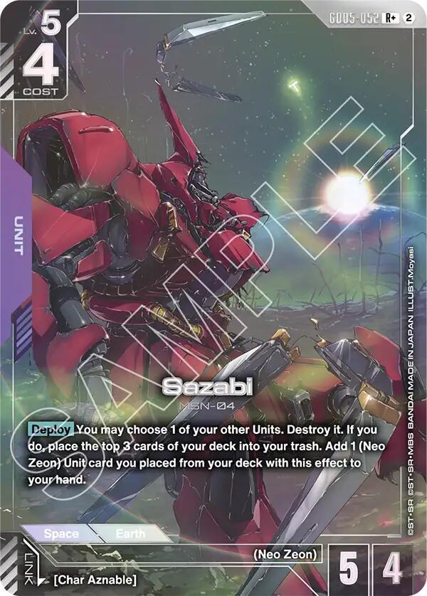 Sazabi (R+) card image