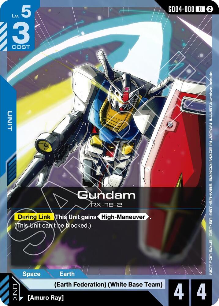 Gundam (GD04-008) (WCS 26-27 Participation Pack Vol.2) card image