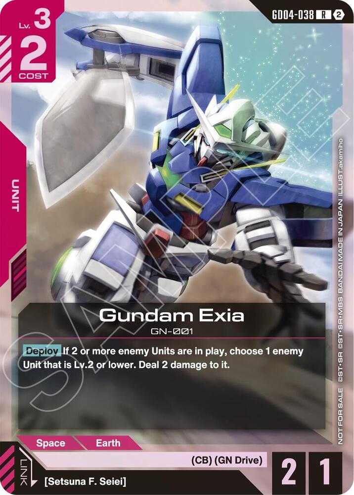 Gundam Exia (GD04-038) (Event Pack 02) card image