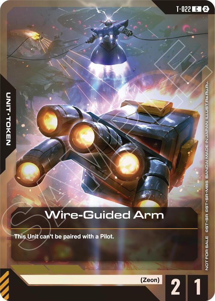 Wire-Guided Arm (T-022) Token (Left Hand) (World Championship Regionals 26-27 Season 2) card image