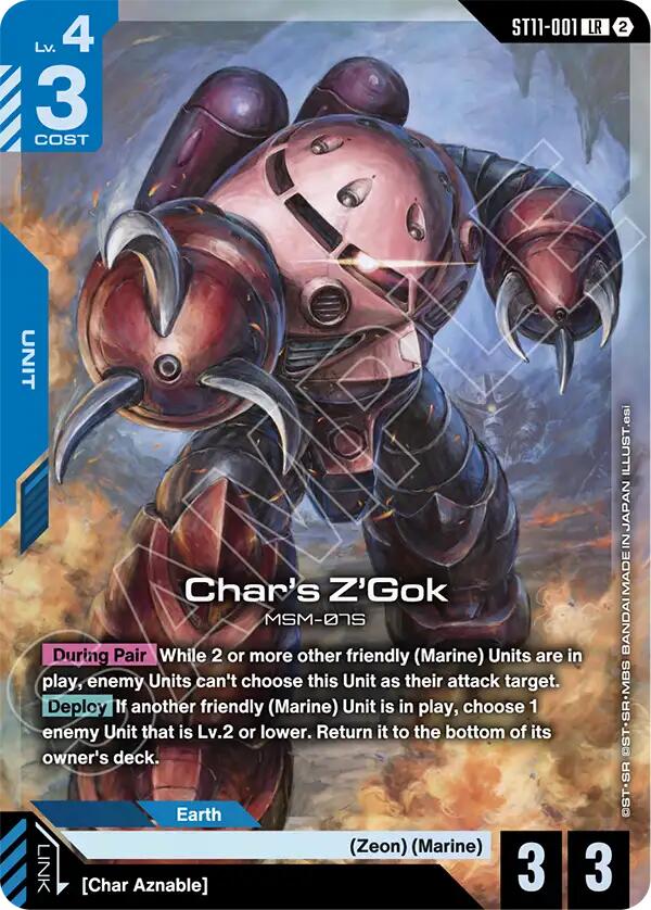 Char's Z'Gok card image