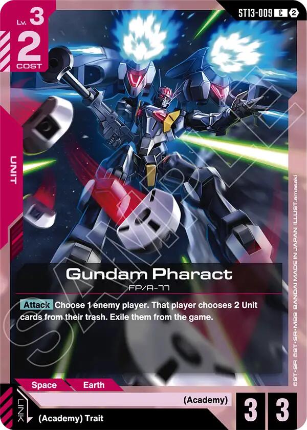 Gundam Pharact card image