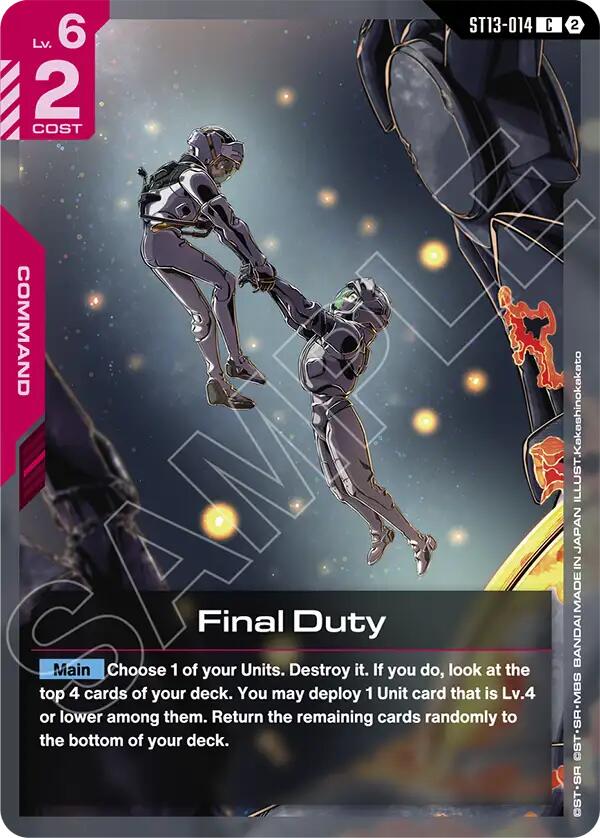 Final Duty card image