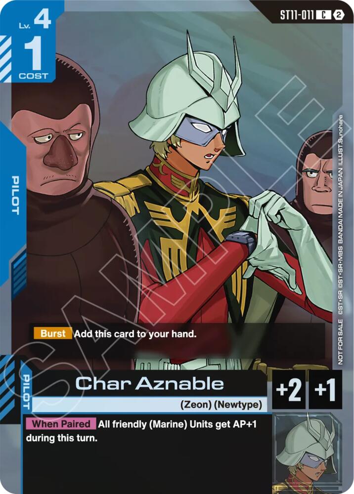 Char Aznable (ST11-ST14 Release Event) card image