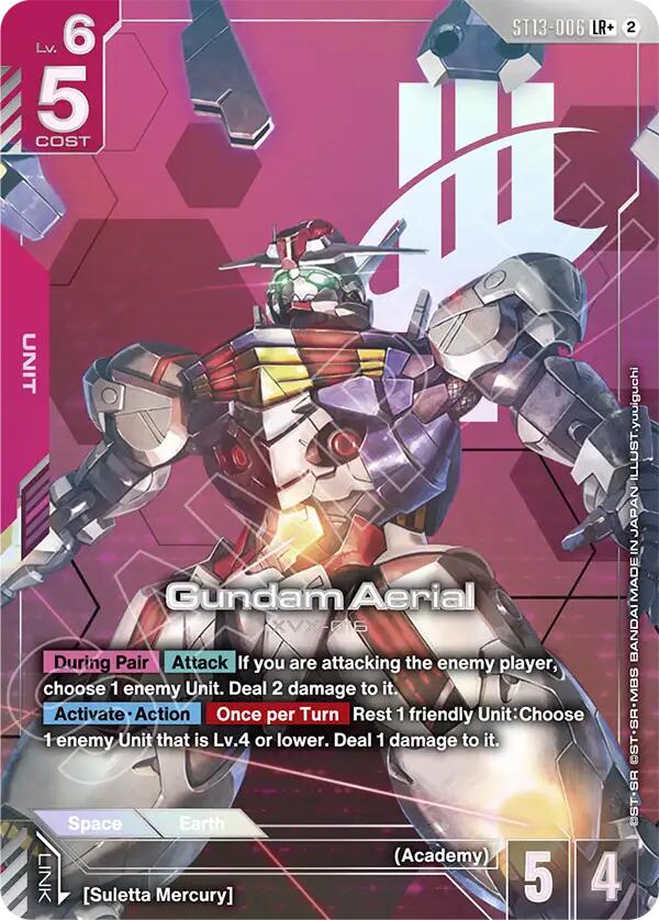 Gundam Aerial (LR+) card image