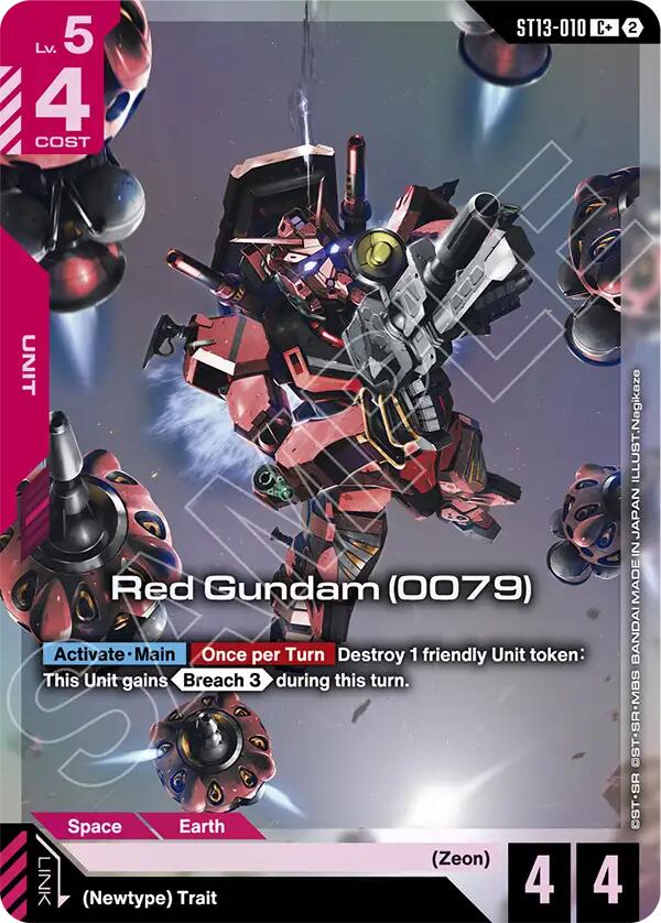 Red Gundam (0079) (C+) card image