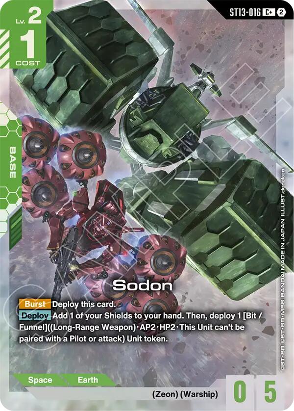Sodon (C+) card image