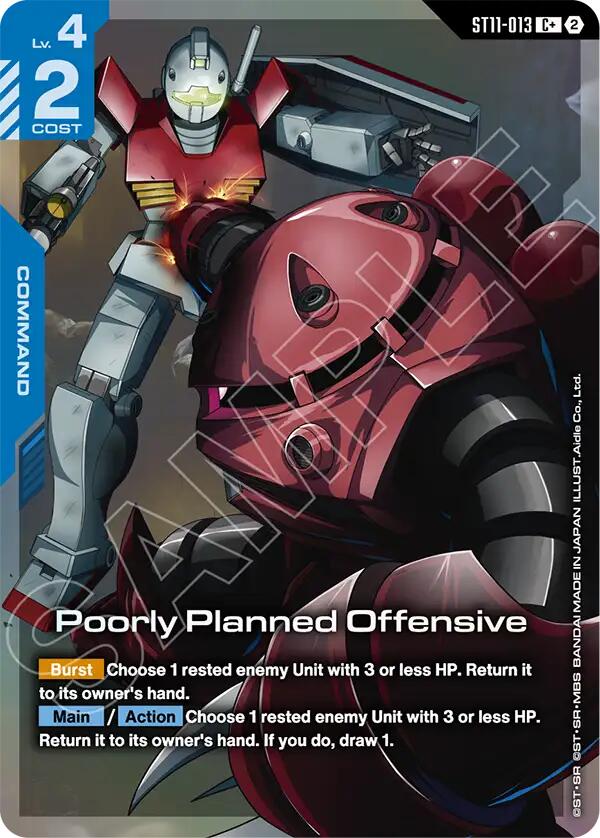 Poorly Planned Offensive (C+) card image