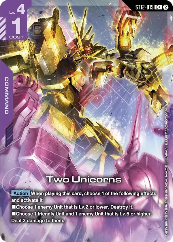 Two Unicorns (C+) card image