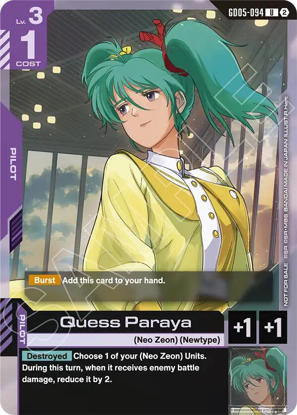 Quess Paraya (Store Tournament Participation Pack 06) card image