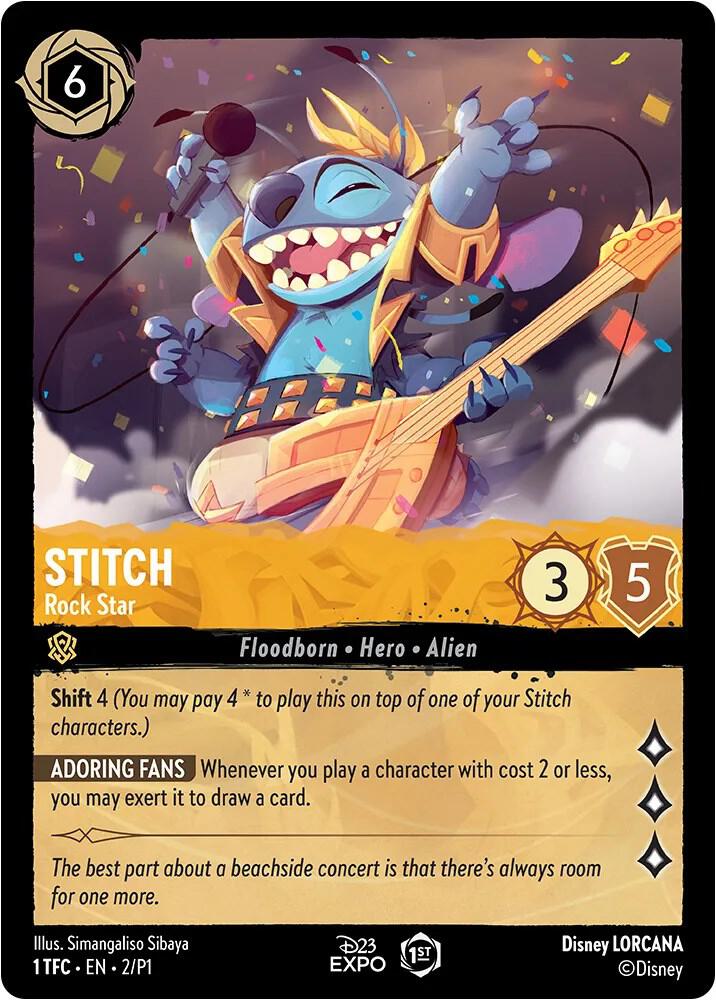 Stitch - Rock Star card image
