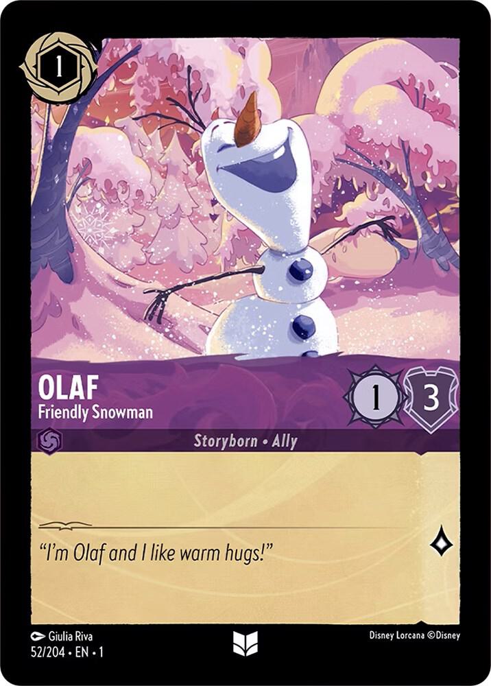 Olaf - Friendly Snowman card image