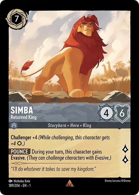 Simba - Returned King card image