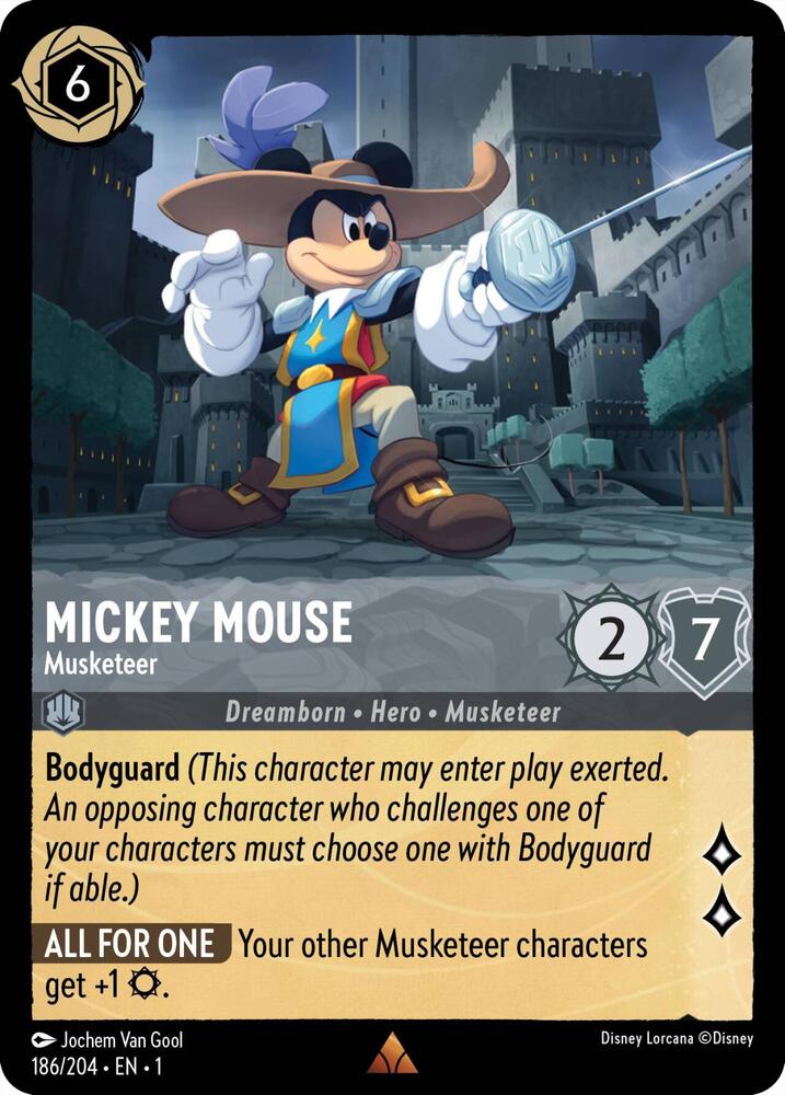 Mickey Mouse - Musketeer card image