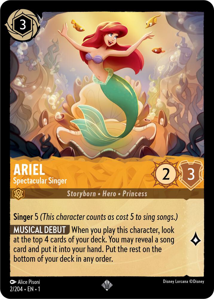 Ariel - Spectacular Singer card image
