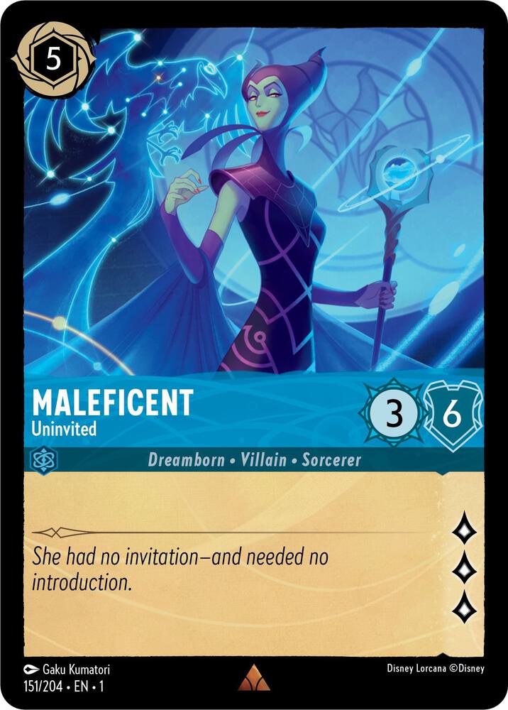 Maleficent - Uninvited card image