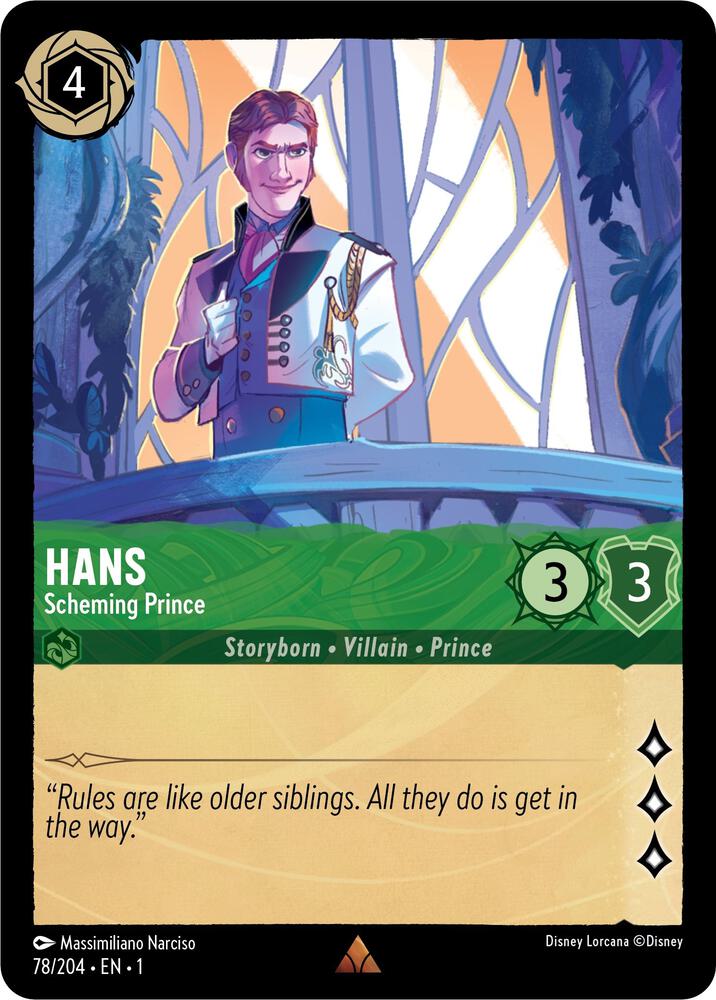 Hans - Scheming Prince card image