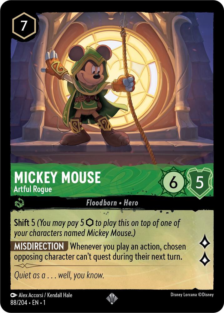 Mickey Mouse - Artful Rogue card image