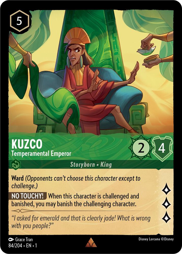 Kuzco - Temperamental Emperor card image