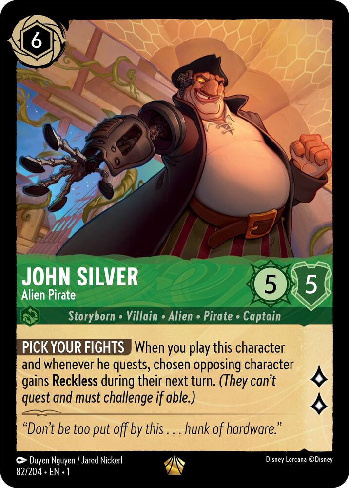 John Silver - Alien Pirate card image
