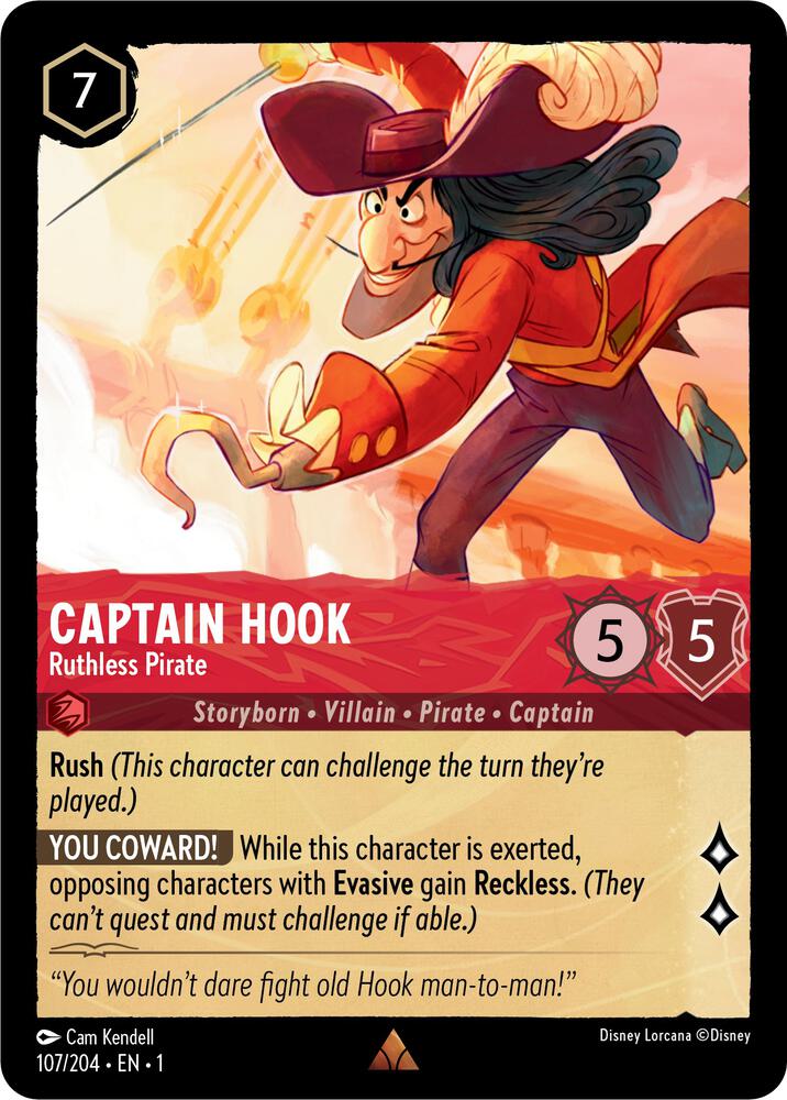 Captain Hook - Ruthless Pirate card image