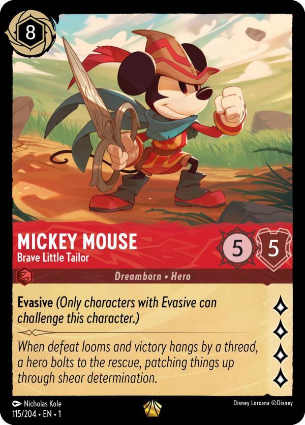 Mickey Mouse - Brave Little Tailor card image