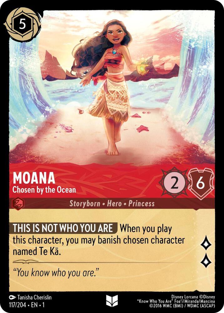 Moana - Chosen by the Ocean card image