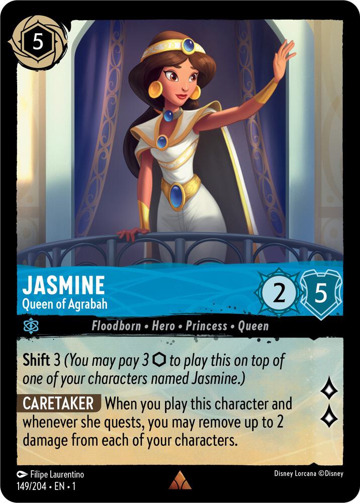 Jasmine - Queen of Agrabah card image