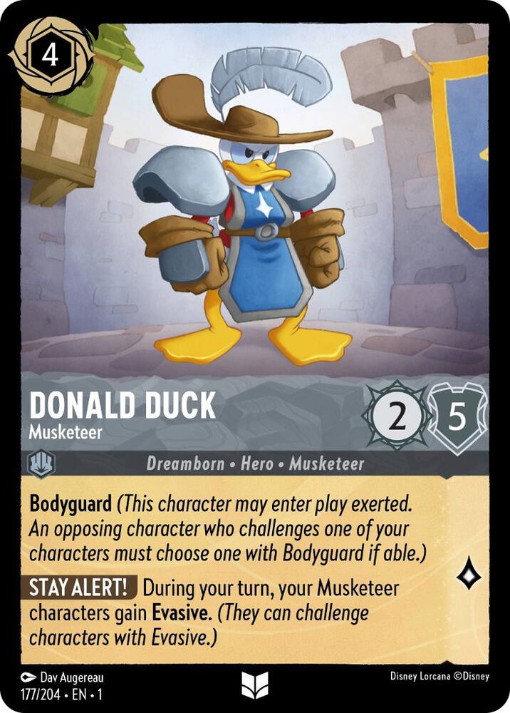 Donald Duck - Musketeer card image