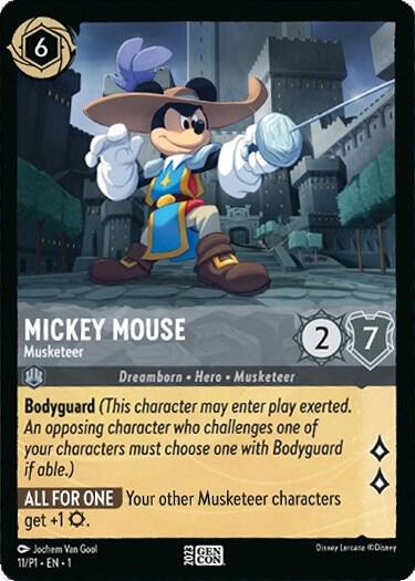 Mickey Mouse - Musketeer card image