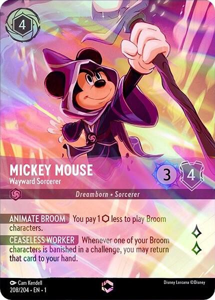 Mickey Mouse - Wayward Sorcerer (Enchanted) card image