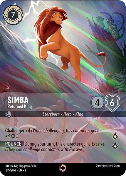Simba - Returned King (Enchanted) card image