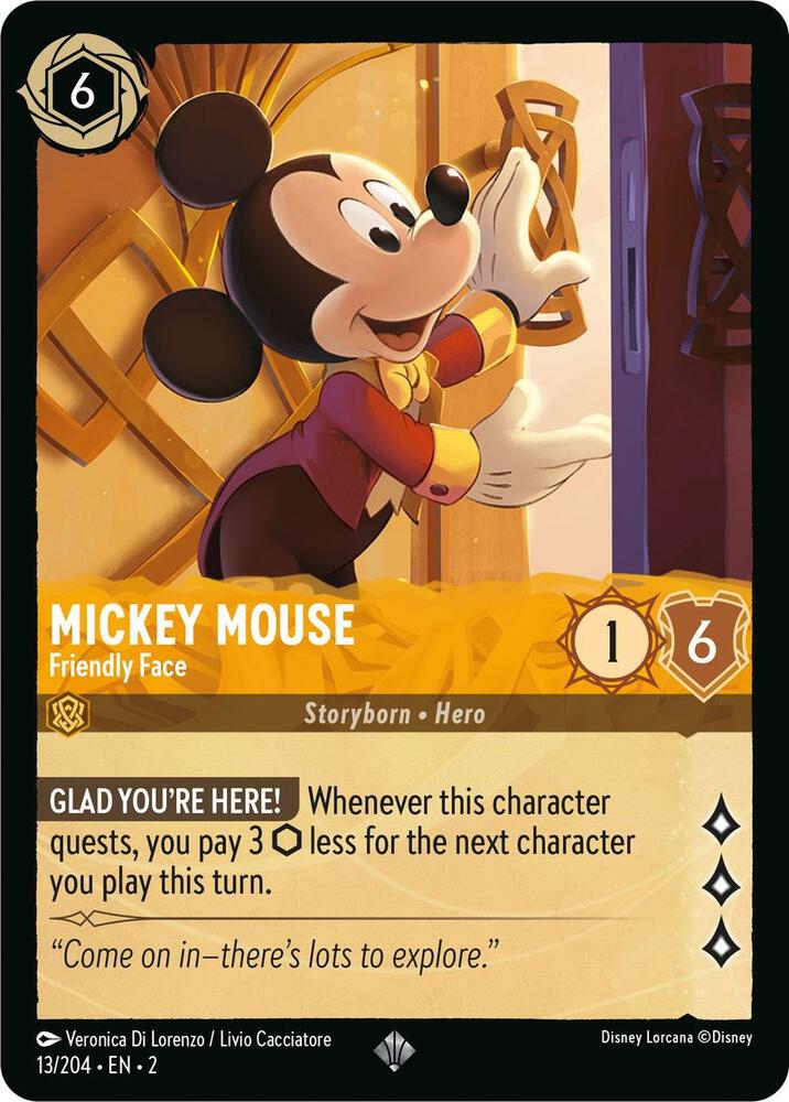 Mickey Mouse - Friendly Face card image