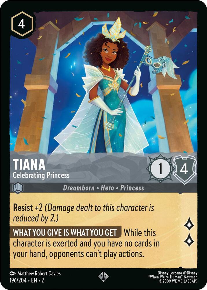 Tiana - Celebrating Princess card image