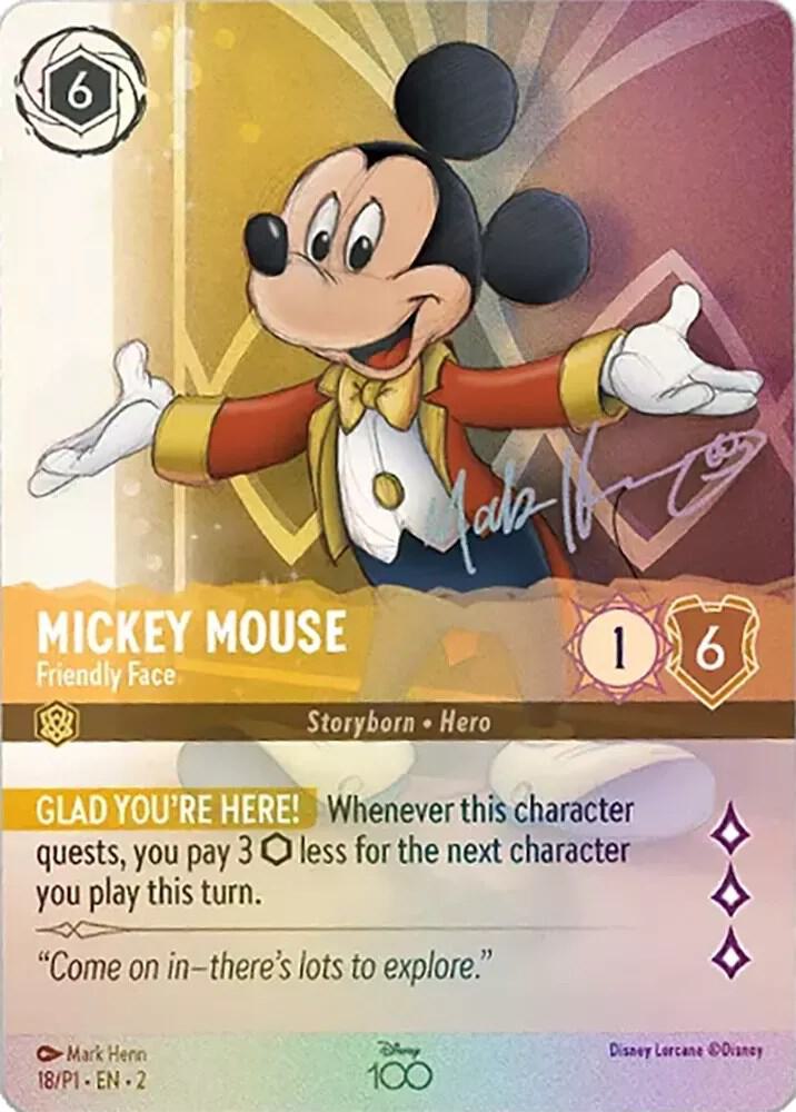 Mickey Mouse - Friendly Face (Alternate Art) card image