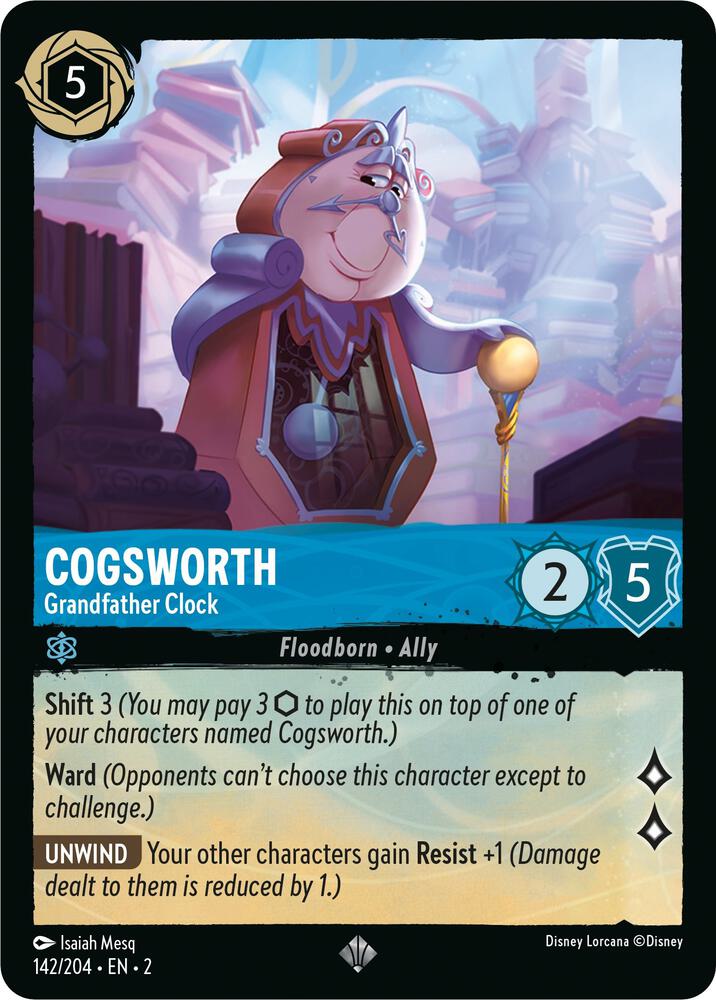 Cogsworth - Grandfather Clock card image