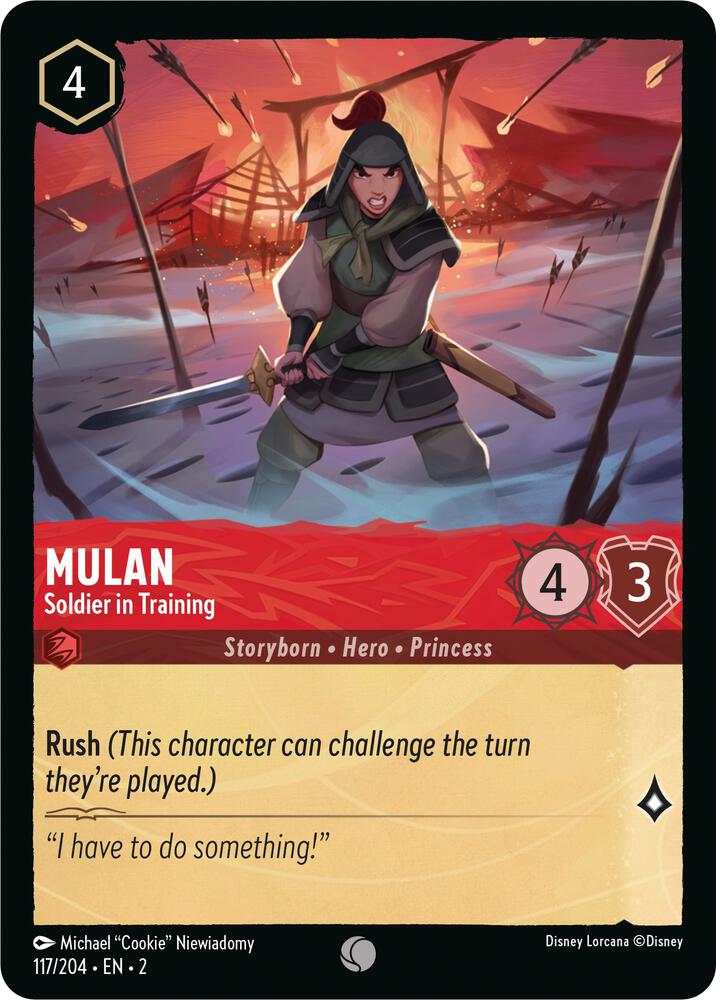 Mulan - Soldier in Training card image