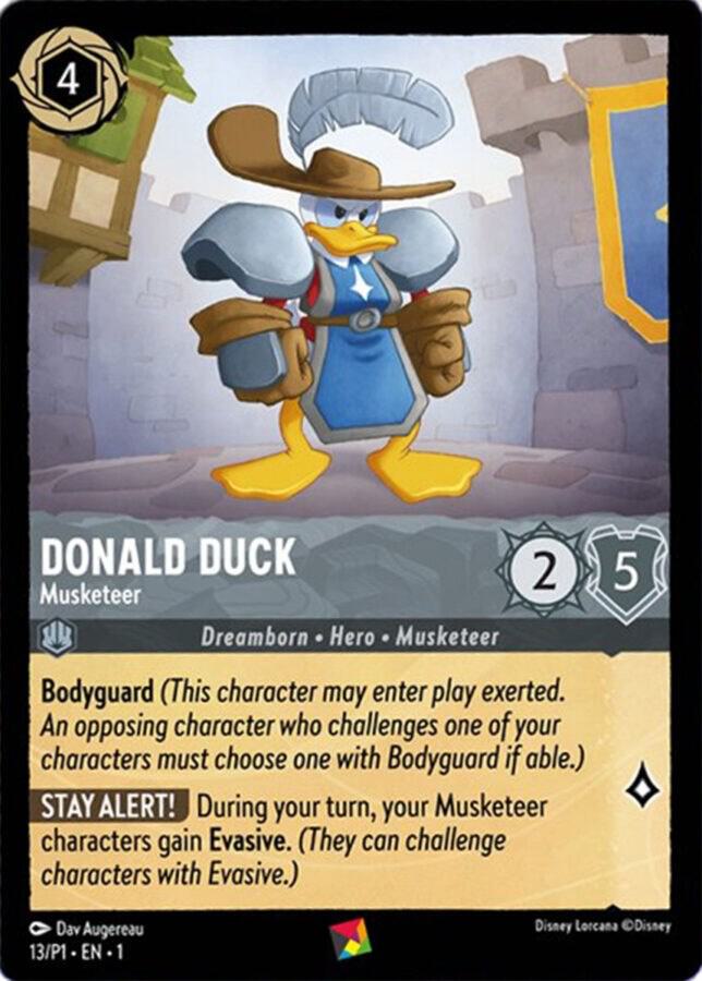 Donald Duck - Musketeer card image