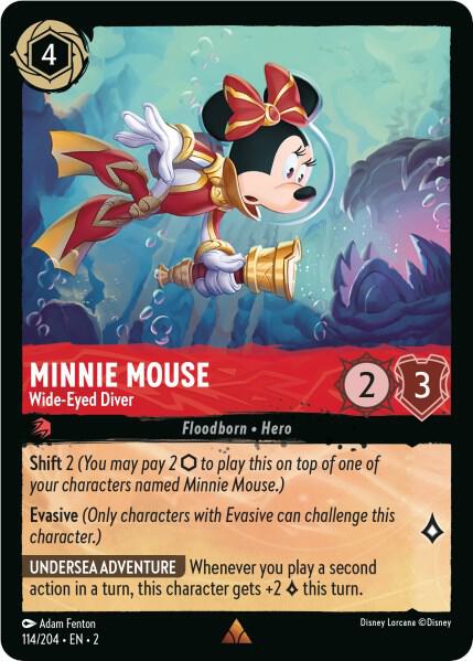 Minnie Mouse - Wide-Eyed Diver card image