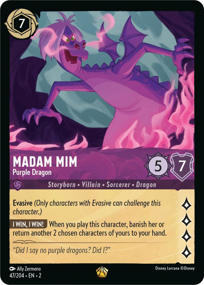Madam Mim - Purple Dragon card image