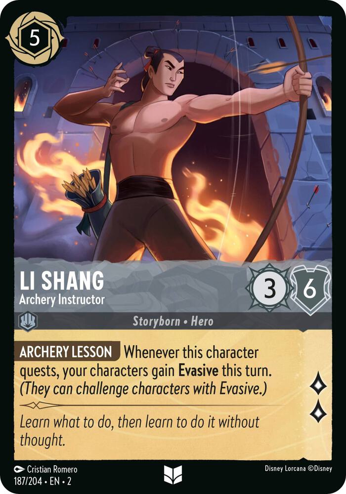 Li Shang - Archery Instructor card image