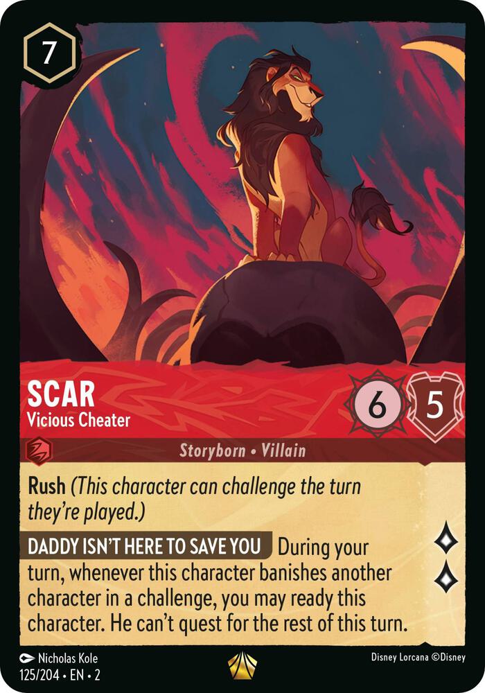 Scar - Vicious Cheater card image