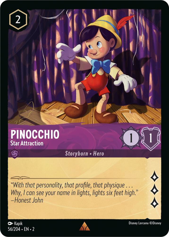 Pinocchio - Star Attraction card image