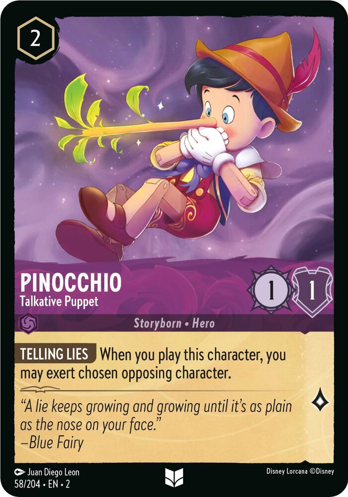 Pinocchio - Talkative Puppet card image