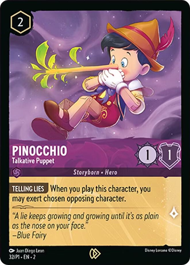 Pinocchio - Talkative Puppet card image