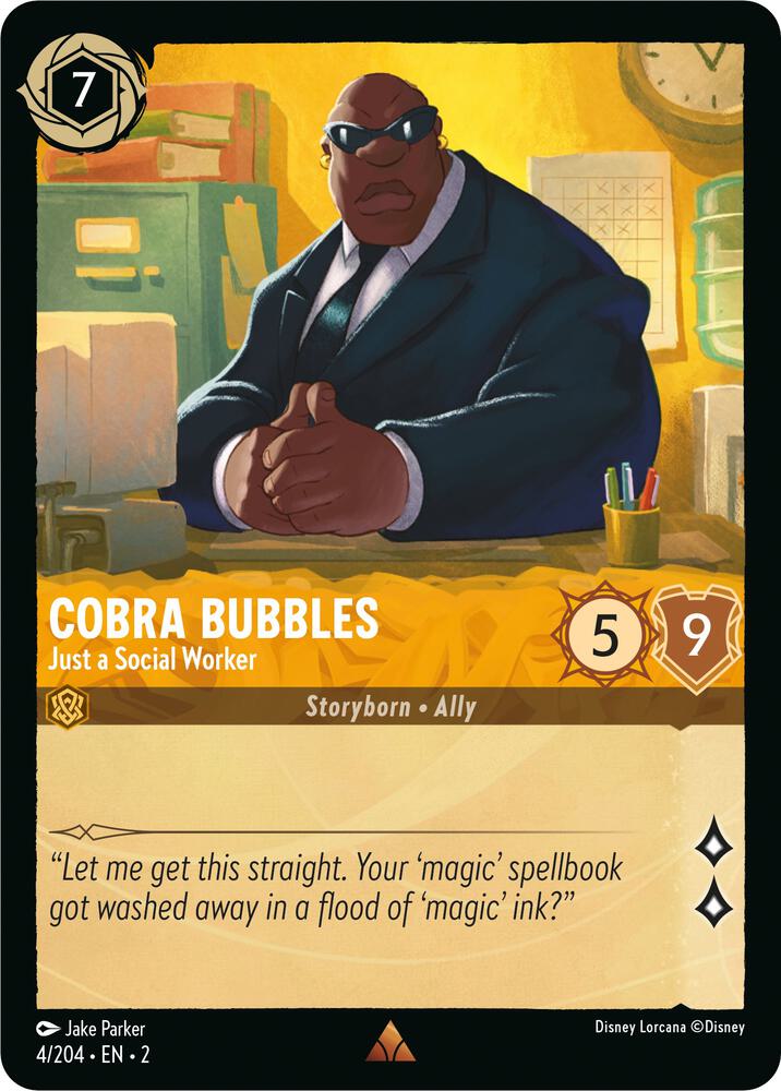 Cobra Bubbles - Just a Social Worker card image